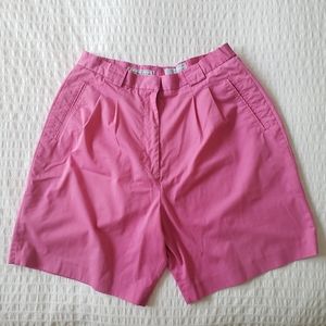 VINTAGE bubblegum pink Izod Club high rise shorts